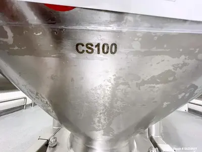 Used Glatt CM 400 Stainless Steel Column Bin Blender | 500L, 300L & 100L Bins | 2016 | HMI Controlled | 480V