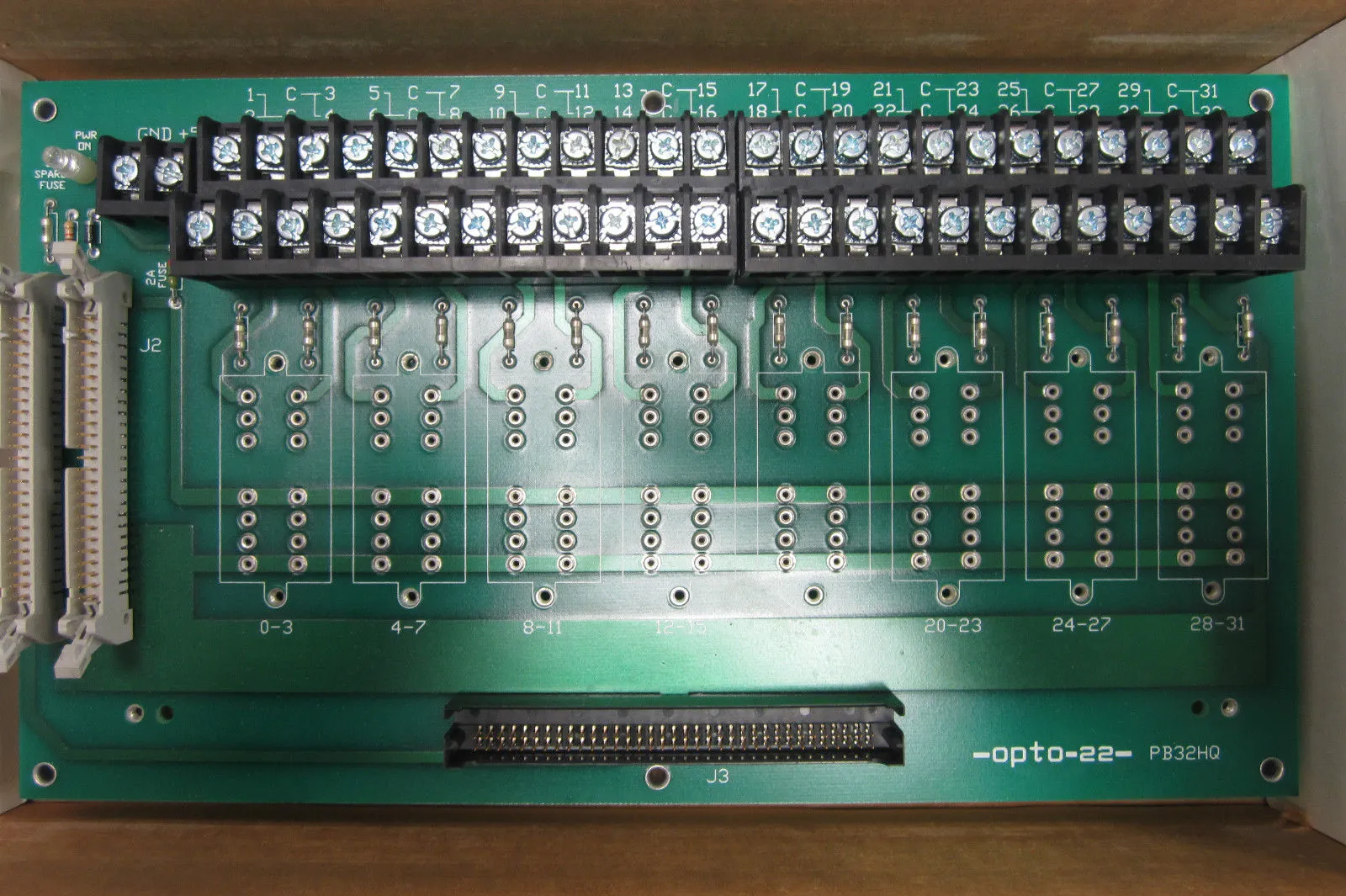 NEW OPTO 22 PB-32HQ MOUNTING BOARD PB32HQ