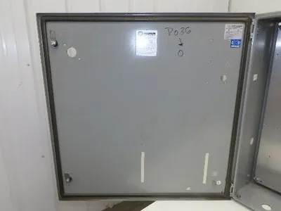 Wiegmann N412303008C Electrical Enclosure Control Panel 30x30x8" Backplate