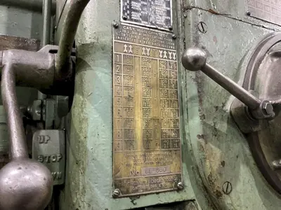 8' X 19" CINCINNATI BICKFORD MODEL #6E RADIAL DRILL: STOCK #18554