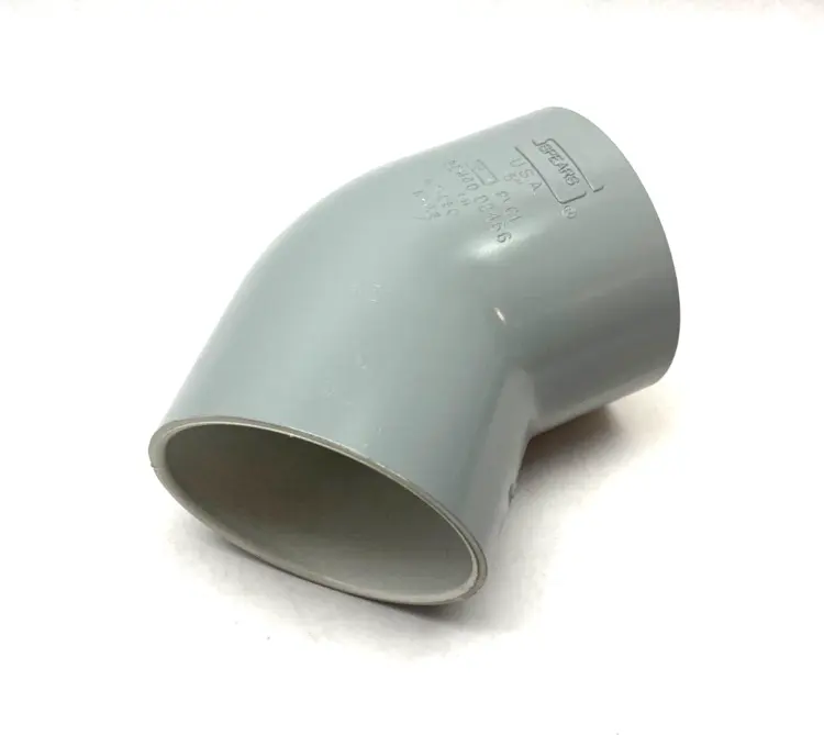 New | in-Stock Spears Elbow Slip Socket Fitting 5", 45-Degree Painted Gray SCH40 Plumbing Equipment Michigan US | Maverick Industrial Sales #1397477