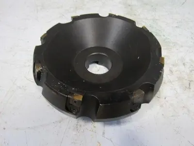 Lumco DMG32-D1 6-1/4" 8 Flute Indexing Face Mill 20° 1-1/2" Arbor