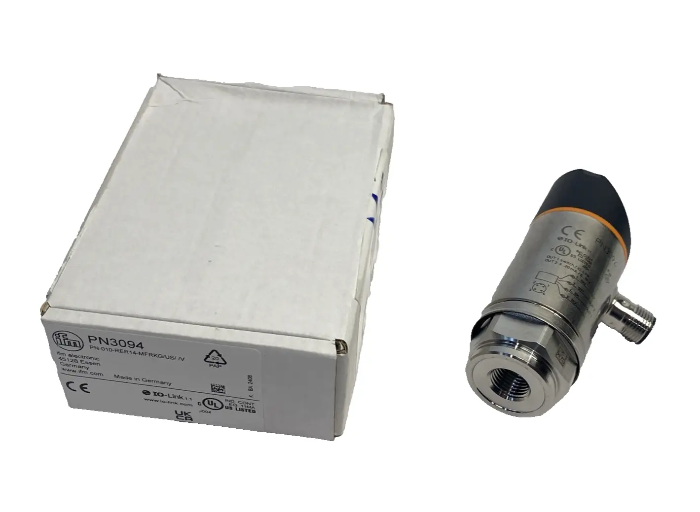 New | in-Stock ifm PN-010-RER14-MFRKG/US/ /V Pressure Transmitters Michigan US | Maverick Industrial Sales #1463083