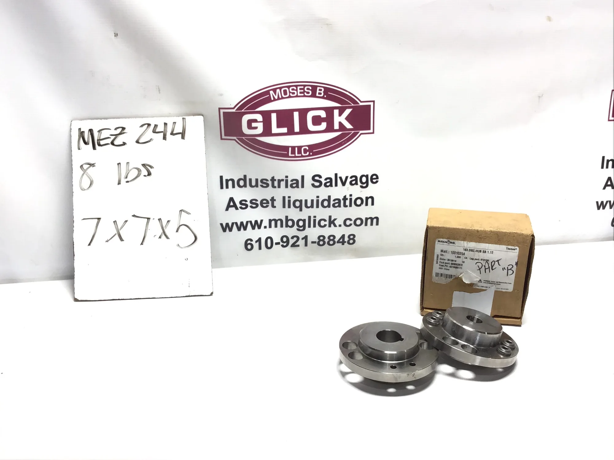 Rexnord 163.DBZ.HUB SB 1.12 Hub Disc Coupling