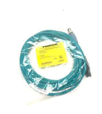 NEW TURCK DOUBLE ENDED ETHERNET CONNECTION CORDSET