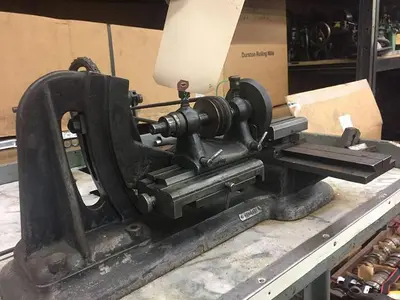 1373-385 Antique Henry Hauser S.A. Motorized Lapping Machine