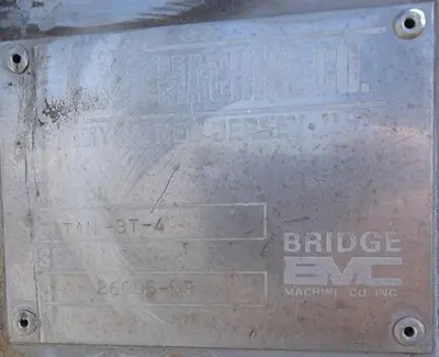 USED BRIDGE MACHINE COMPANY TITAN BT-4