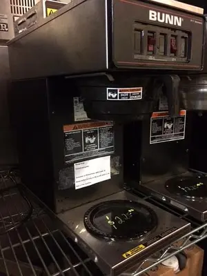 BUNN POUR OVER COFFEE MACHINE - 2 BURNERS -  2 AVAILABLE