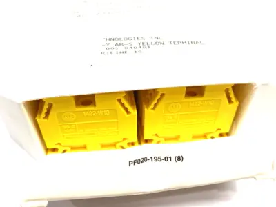 USED ALLEN-BRADLEY SER. C IEC TERMINAL BLOCK, YELLOW