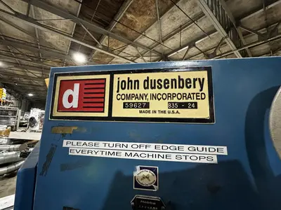 Used DUSENBERY 835-24 Winders & Rewinders (Paper) Pennsylvania US | Global Equipment International, LLC #1249040
