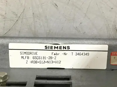 USED SIEMENS 6SC6101-2B-Z