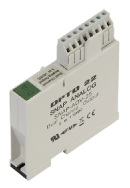 Opto 22 SNAP-AOV-25 SNAP 2-Ch 0-10 VDC Analog Voltage Output Module [Refurbished]