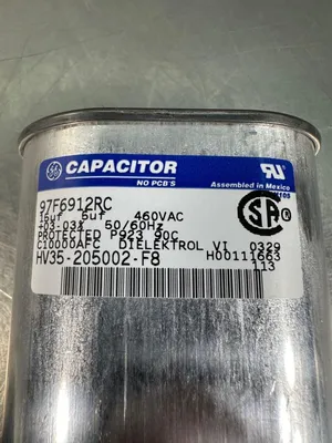 General Eletric 97F6912RC Capacitor Hv35-205002-F8 460Vac (4D-42)