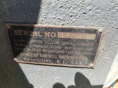 USED AMERICAN SAW MILL MACHINERY CO. UNIPOINT