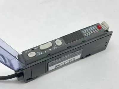 USED KEYENCE PHOTOELECTRIC SENSOR FIBER AMPLIFIER CABLE TYPE EXPANSION UNIT