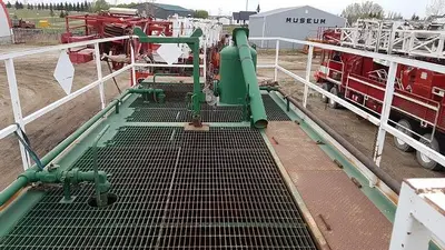 USED 1995 LOADKING INDUSTRIES 48' TANDEM AXLE STEPDECK TRAILER