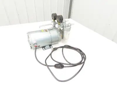 Emerson SA55NXGTC4143 Oil-Less  Rotary Vane Vacuum Air Pump 115VAC 1/3Hp 1725RPM