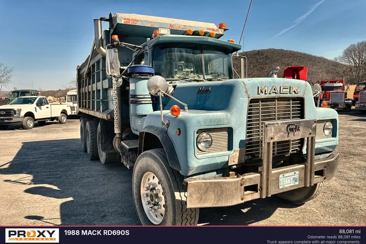 Used 1988 MACK RD690S Dump trucks Pennsylvania US | Proxy Equipment #1378111