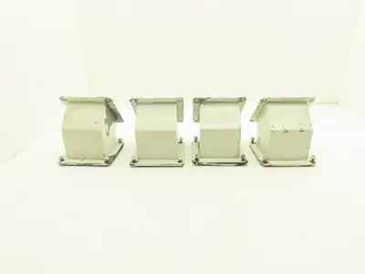 Wiegmann JWL454 4"x4" Wireway 45° Elbow Feed-Through Lot of 4