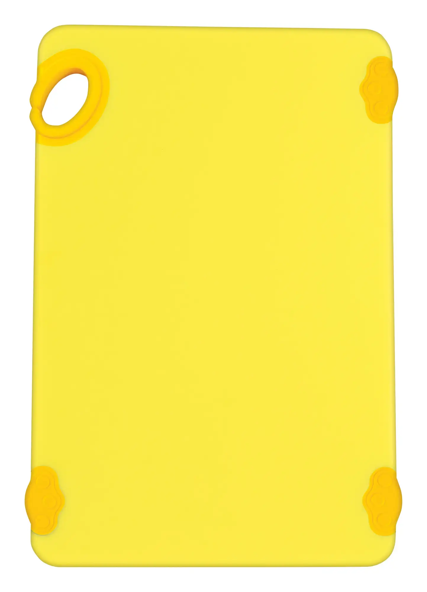 Cutting Board with Hook, 12" x 18" x 1/2", FULL COLOR Yellow (6 Each)