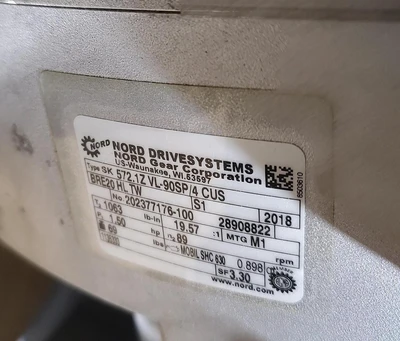 Used NORD SK90SP14 CUS BRE20 HL TW Gearmotors Kentucky US | Edwards Industrial Repair #1322357
