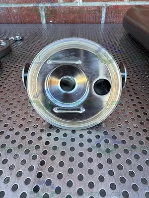 USED SARTORIUS HU12U7TX54SOS STAINLESS STEEL FILTER HOUSING 150 PSIG