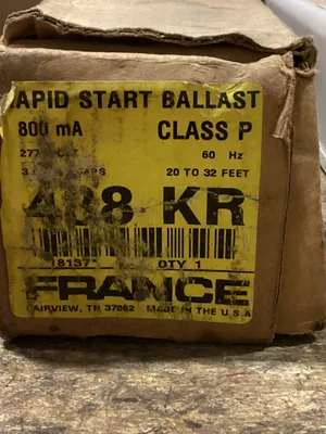 France 488KR Rapid Start Lighting Ballast 800mA 277V -NIB