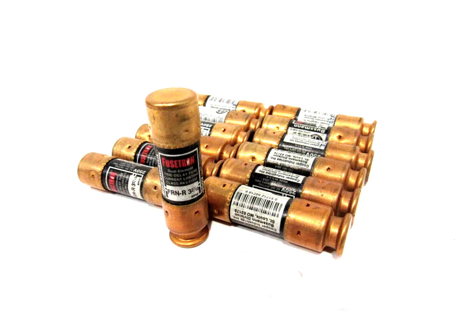 LOT OF 13 NEW FUSETRON FRN-R-3-2/10 FUSES FRNR3210