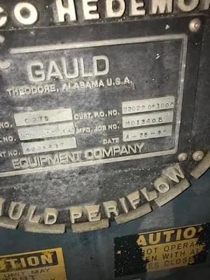 Gauld Periflow Model C275 Pressure Screens