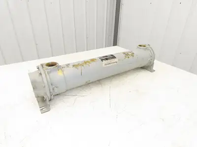 American Industrial AB-1003-C6-TP Shell & Tube Heat Exchanger 2-Pass 1.5"NPT