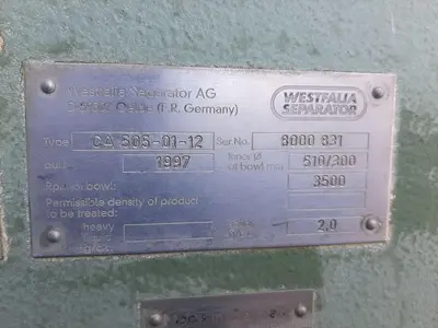 USED 1997 WESTFALIA CA-505-01-12