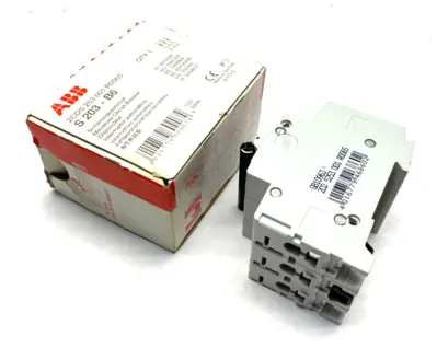 New | in-Stock ABB Miniature Circuit Breaker 3-Pole Tripping Character B Circuit Breakers Michigan US | Maverick Industrial Sales #1394576