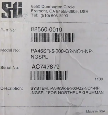 NEW STI 82560-0010 LIGHT CURTAIN SET 82560-1010 TRANSMITTER 82560-2010 RECEIVER