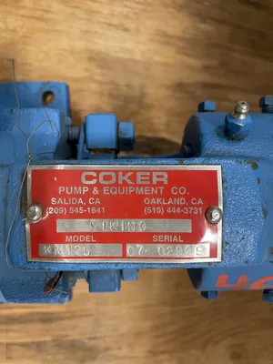Viking KK125 Cast Iron Rotary Gear Pump 100GPM 200PSIG 780RPM 3”