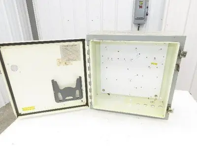 Hoffman A202008LP Electrical Enclosure Control Panel 20x20x8" Back Plate JIC