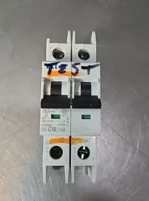 Eaton FAZ-C10/2-NA Circuit Breaker 2 Pole 10A (KB)(BIN354)