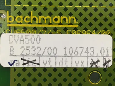 Used BACHMANN ELECTRONIC CVA500/2/S Circuit Boards Michigan US | Ideal Machinery #1277239
