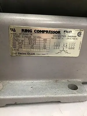 USED FUJI ELECTRIC VFC504A-7W