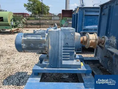 USED Dynamic safe 100 Cu ft Carbon Steel Ribbon Blender