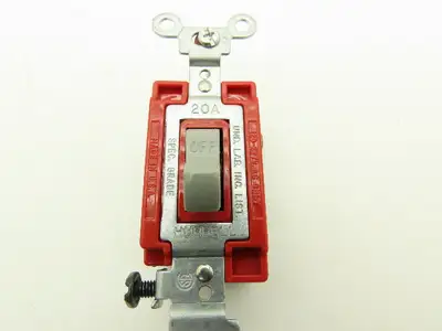 Hubbell CS1221GY Switch Gray 1Ph 120/277VAC 20A Lot of 9
