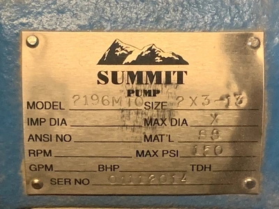 USED Summit 2196 MTO