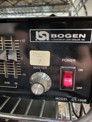 Bogen CT-100B Acoustic Equalizer Audio Mixer