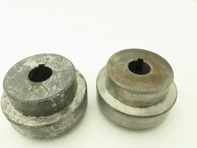 Magnaloy Model 400 Flex Coupling Hub Aluminum 1" Bore 	1/4" Keyway Set