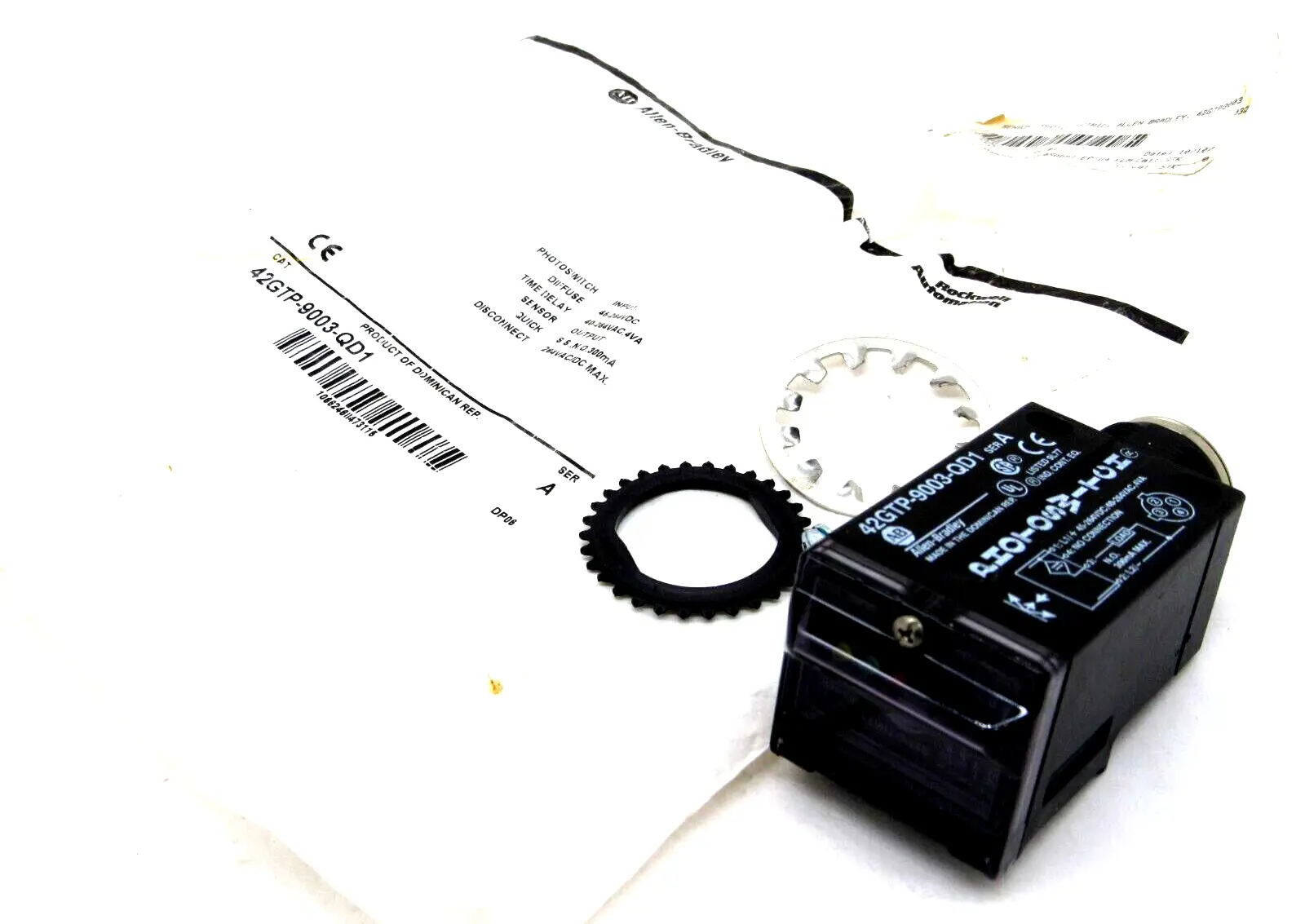 ALLEN BRADLEY 42GTP-9003-QD1 PHOTOSWITCH SER. A 42GTP9003QD1 NEW OPEN BAG