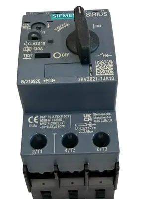 NEW SIEMENS 3RV2021-1JA10 CIRCUIT BREAKER 3RV20211JA10