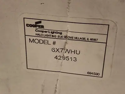 New | in-Stock COOPER LIGHTING 6X7WHU 429513 Misc Electrical & Power Parts Ohio US | Surplus Asset Holdings #1238090