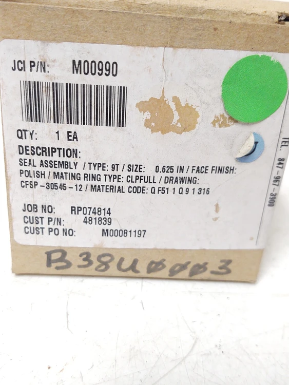 New | in-Stock JOHN CRANE M00990 Seals & Gaskets Kentucky US | Edwards Industrial Repair #1017696