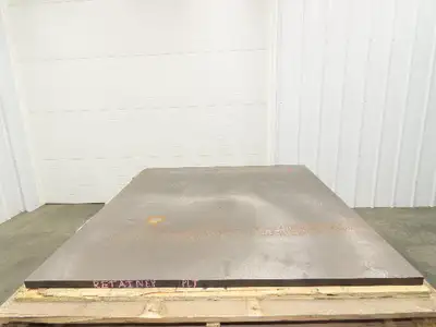 Carbon Steel Flat Ground Bar Stock 7/8" Thick 39"x 42-1/2"  410Lbs