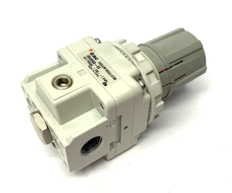 Used SMC Modular Vacuum Regulator 1/4" NPT Ports Air Pressure Regulators Michigan US | Maverick Industrial Sales #1389638