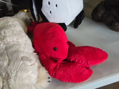Lot of (3) Stuffed Animals - 24" Penguin, 20" Lobster, 24" Polar Bear